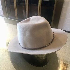 Hat attack cream wool felt hat